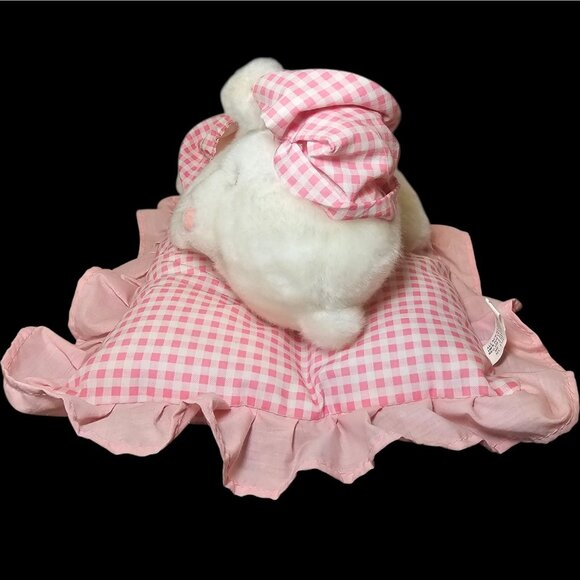 Goffa Teddy Bear Pink PJ Bedtime Baby Pillow Laying Plush Soft Prayer WORKS - Picture 10 of 10